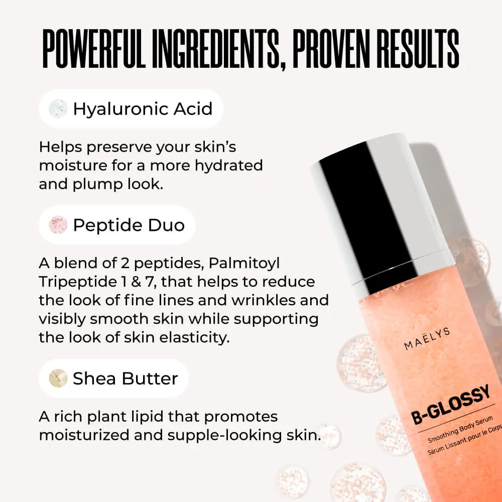 B-GLOSSY Smoothing Body serum